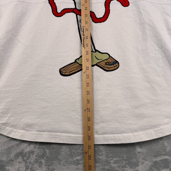 Disney Forky Shirt Men's XXL White Spirit Jersey Long Sleeve Toy Story Graphic T - Picture 4 of 7